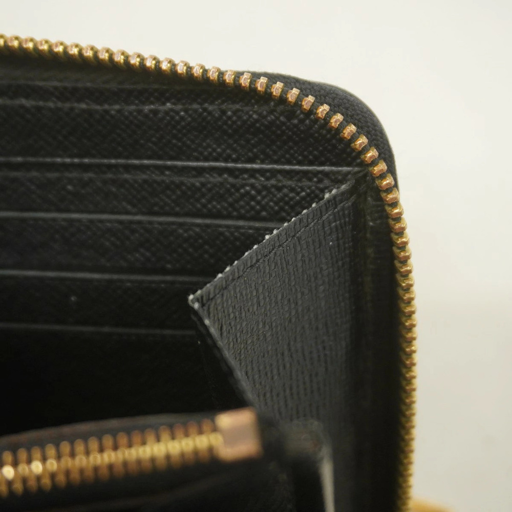 Louis Vuitton Retiro Noir Zippy Monogram Brown Wallet Black Black Brown - Picture 7 of 13